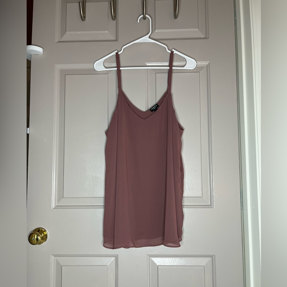 Torrid Chiffon V-Neck Tank Top with adjustable straps, Women’s 1 (Torrid Sizing)